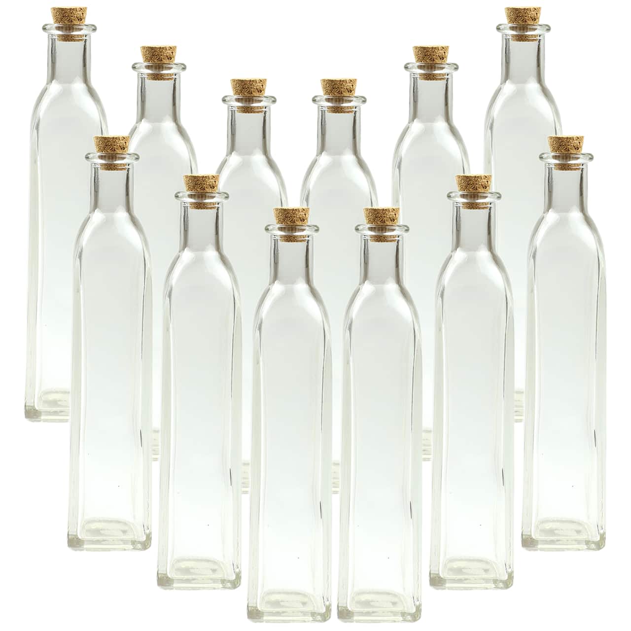 12 Pack: 7" Glass Vinegar Bottle by Ashland™